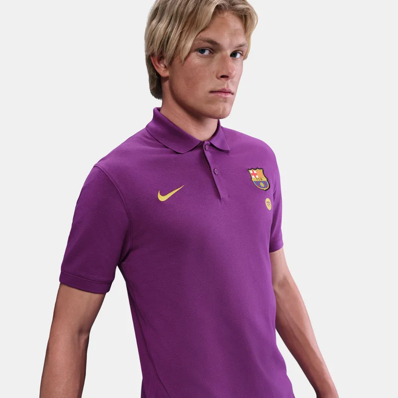 Nike Purple Men's FC Barcelona The Polo Football Polo Shirt for Men | Best Price UAE