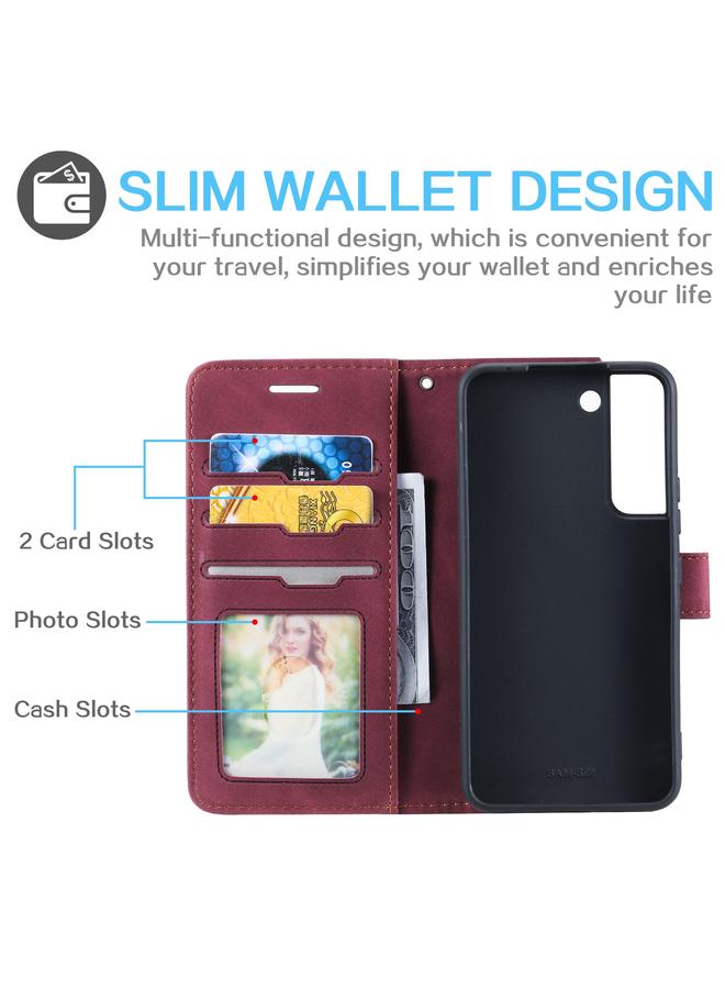 اس-توب جراب لهاتف Samsung Galaxy S22 5G مصنوع من الجلد المقاوم للسرقة - Image 4