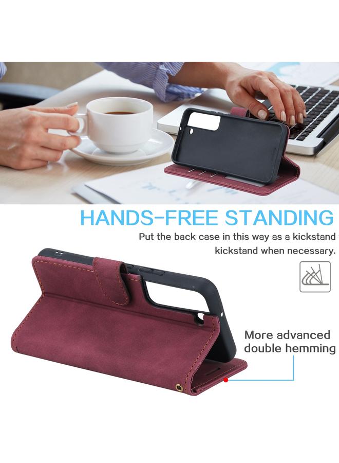 اس-توب جراب لهاتف Samsung Galaxy S22 5G مصنوع من الجلد المقاوم للسرقة - Image 3