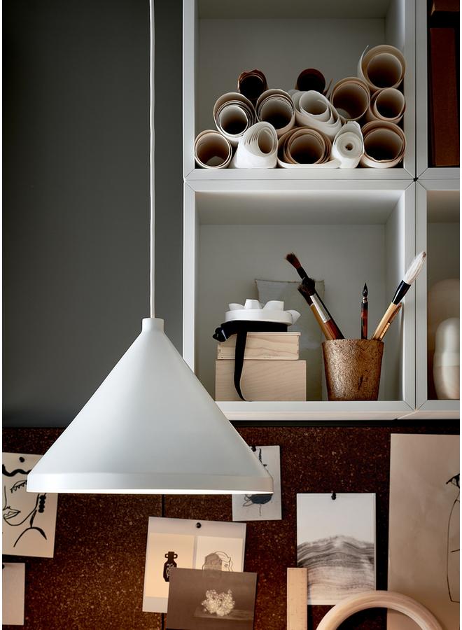 Zaboon Wall-Mounted Shelving Unit, White, 35X25X35 Cm - Image 4