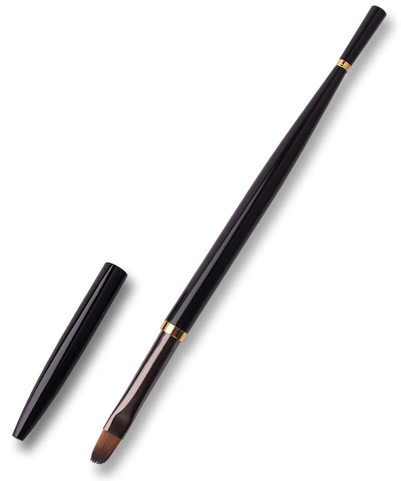 SILPECWEE 1Pc Acrylic Nail Art Brush Mermaid Design UV Gel Builder Nail Drawing Pen Poly Extension Gel Brush Manicure Salon Accessories - Image 1