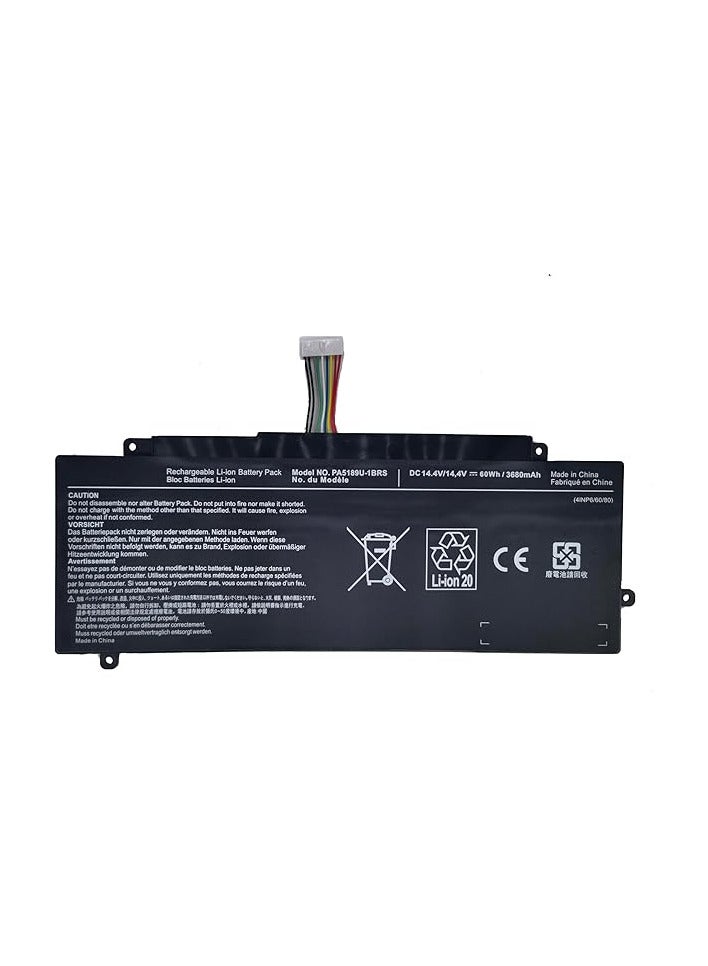 COMPATIBLE PA5189U-1BRS LAPTOP BATTERY FOR TOSHIBA RADIUS P55W P55W-B P55W-B5224 SERIES 6 Cell Laptop Battery  - Image 1