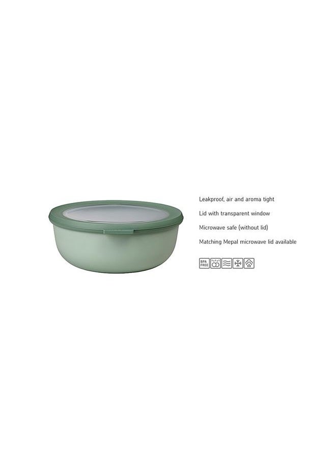 Mepal Multi Storage Bowl Cirqula Round 1.25 Liter Nordic White - Image 4