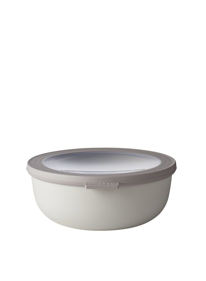 Mepal Multi Storage Bowl Cirqula Round 1.25 Liter Nordic White - Image 1