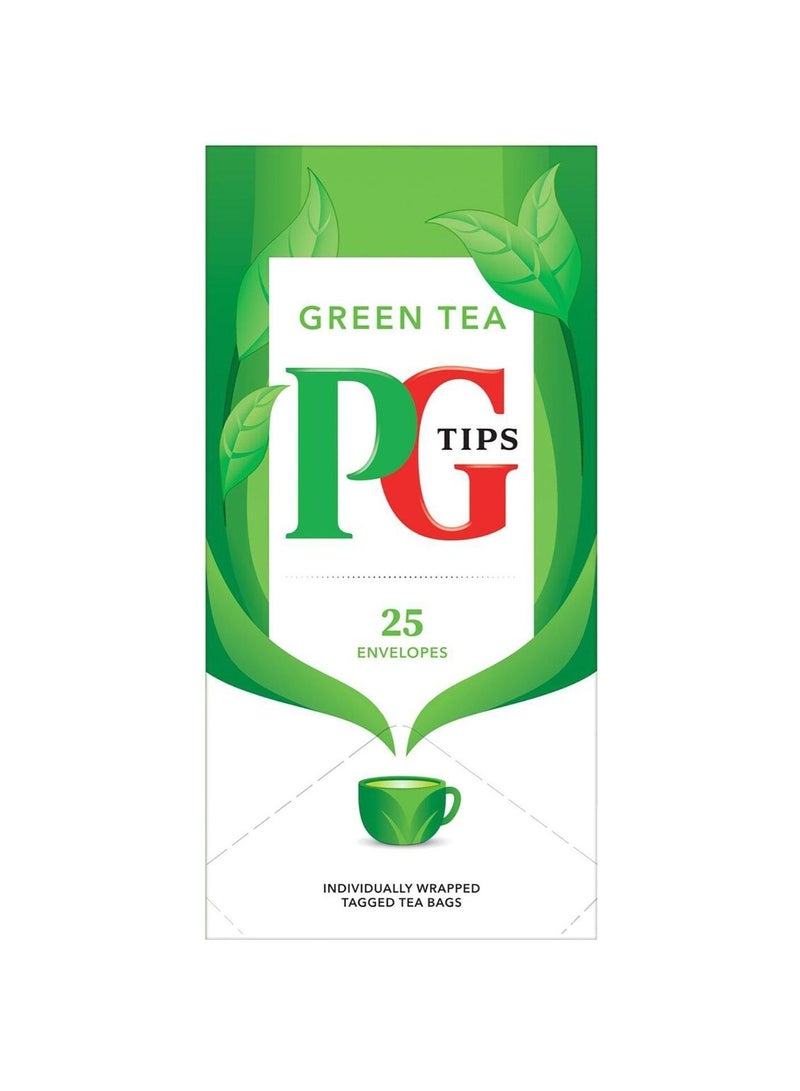 PG Tips Pure Green Tea, 25 Tea Bags