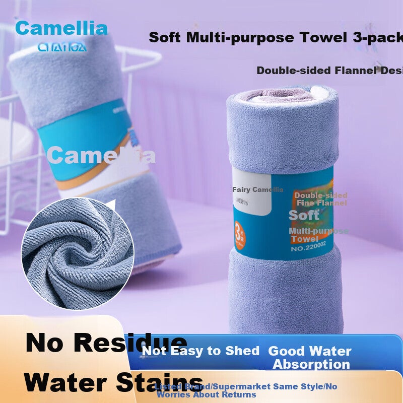 CHAHUA Cleaning Cloth, Dishwashing Cloth 35*35cm 3-Pack, Degreasing Scouring Pad, Kitchen Cloth, Dishwashing Towel, Soft And Thick - Image 1