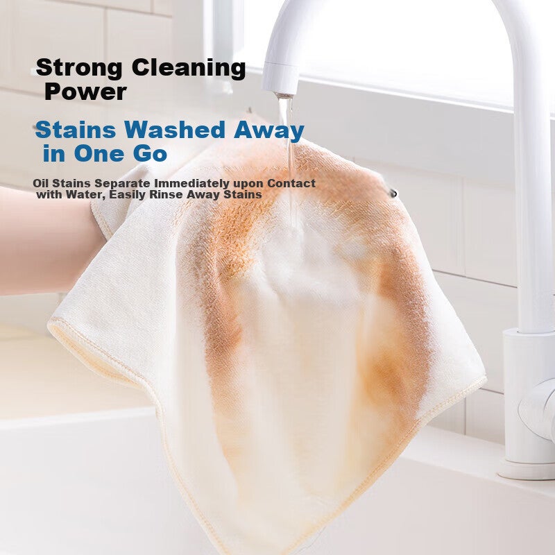 CHAHUA Cleaning Cloth, Dishwashing Cloth 35*35cm 3-Pack, Degreasing Scouring Pad, Kitchen Cloth, Dishwashing Towel, Soft And Thick - Image 4