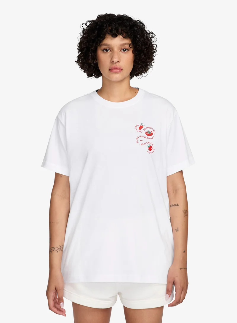 Nike Nsw Classic Boyfriend Café Tomato T-Shirt