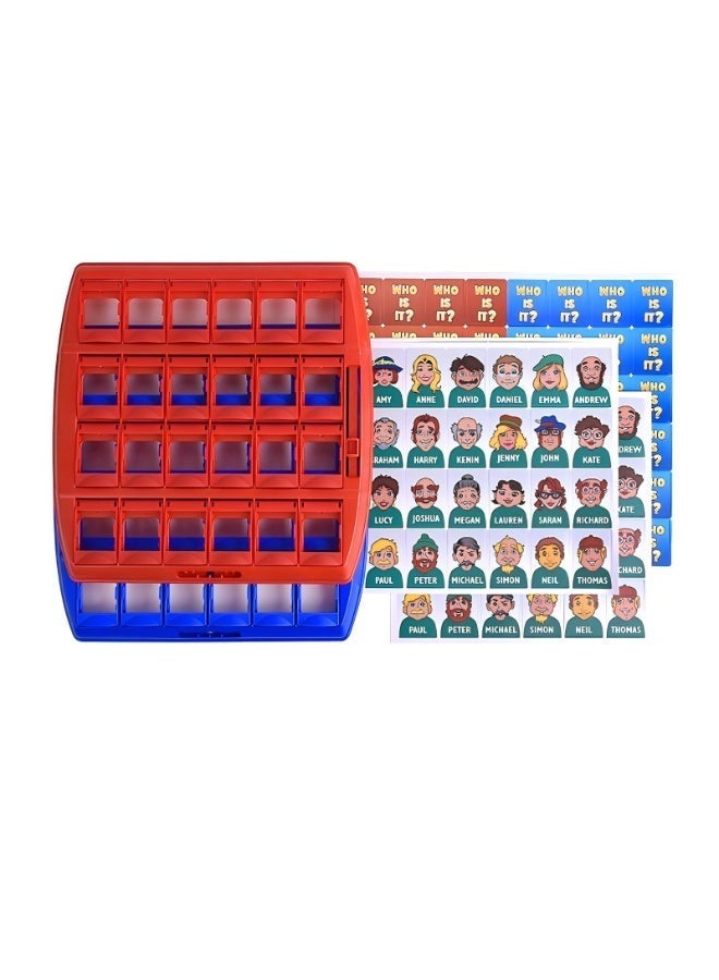 لعبة كلاسيكية من "من يكون؟" – ألواح تخمين تفاعلية للعائلة مع عداد تسجيل النقاط، لتطوير المنطق والاستنتاج للأطفال والكبار - Image 2