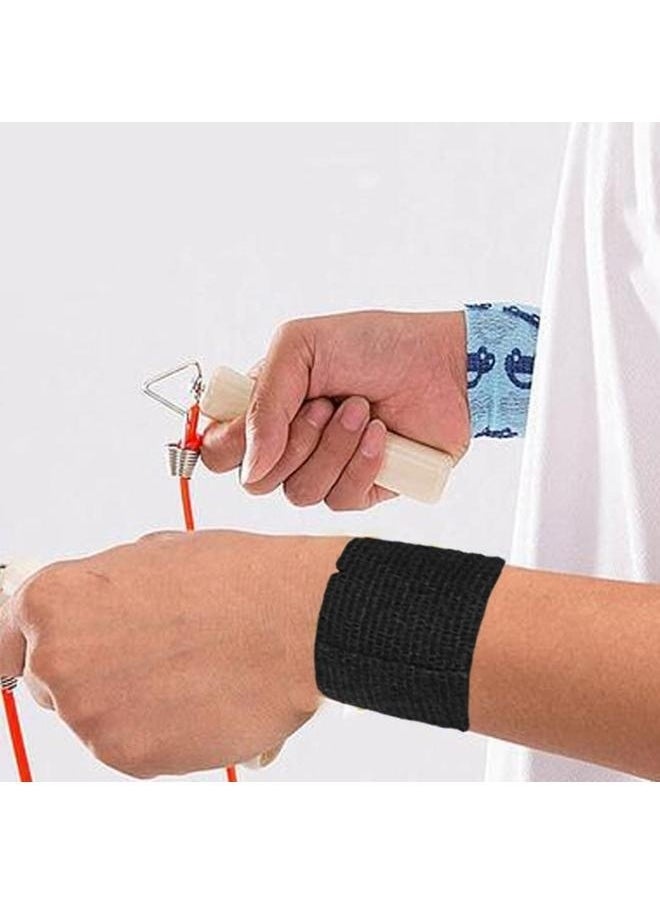 Generic - Precision Goalkeeper Goalie Keeper Wrist Finger Soccer Tape 5cm - Black - Image 1