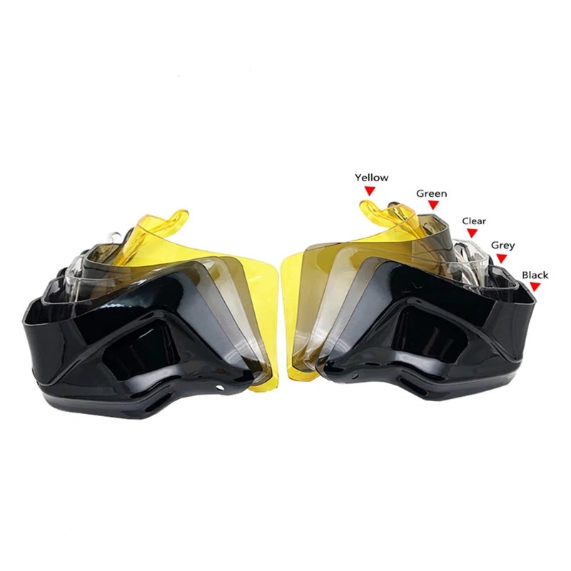 حمايات اليد لـ BMW R1250GS LC ADV أسود 2019 2023 أبيض أصفر مجموعة - Image 4