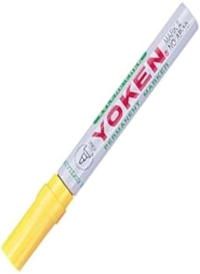 Yoken - Yoken Xylene-Free Permanent Marker, 4.3 mm Tip, Yellow - Image 1