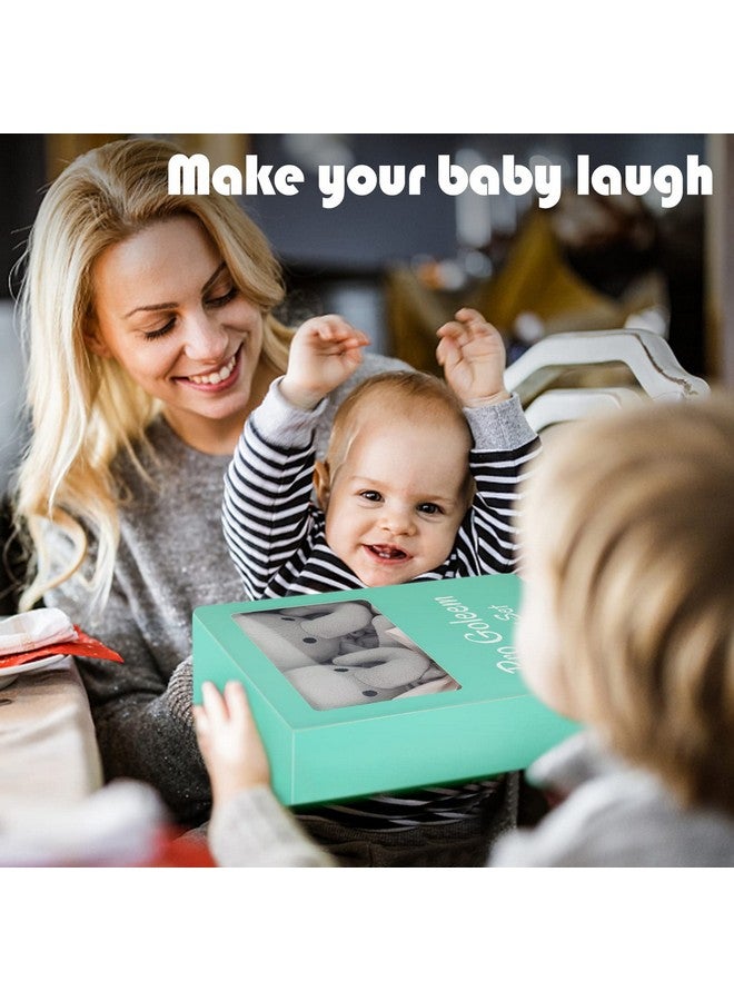 Pro Goleem Elephant Loveys for Babies Twin Baby Gifts Soft Security Blanket Baby Snuggle Toy Stuffed Animal Blanket for Infant and Toddler Gray, 2 Pack - Image 4