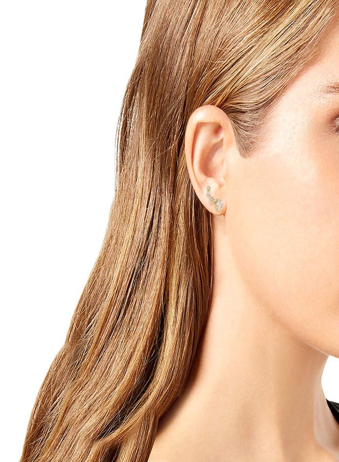 Betsey Johnson CZ Stone Delicate Shooting Star Ear Climber Earrings - Image 2