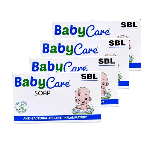 SBL Baby Care Soap Bar- Gentle Cleansing Bathing Bar for Babies, 75g (Pack of 4) - Image 1