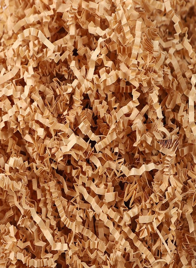 Resflyar 1 LB Crinkle Cut Paper Shred Filler, Brown Crinkle Shredded Paper for Gift Wrapping Basket Filling, Handmade Decoration, Birthdays, Weddings, Anniversaries, and All Occasions - Image 1