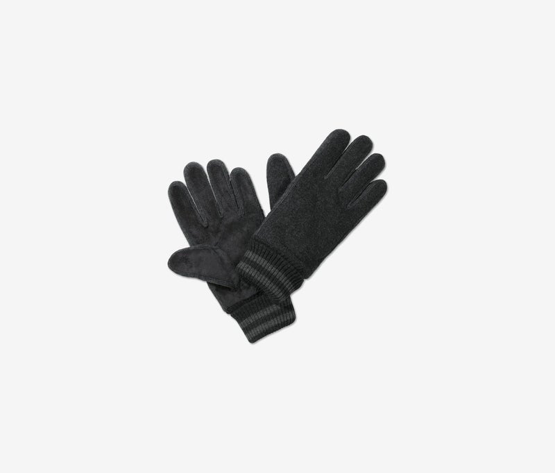 Tchibo Unisex Textured Gloves, Dark Grey - Image 2