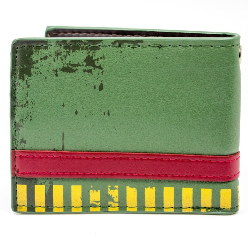 Star Wars - Mandalorian Green Faux Leather Bi-Fold Wallet 3 x 2in - Image 4