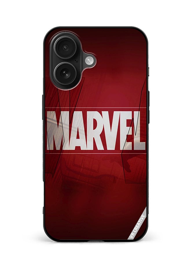 Protective Case Cover For Apple iPhone 16 Plus Marvel Logo Design Multicolour