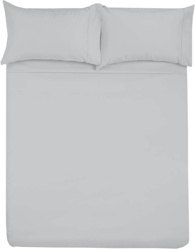 MICROFIBER RV SHEET SETS 42X80 BUNK LIGHT GREY SOLID BED SHEETS FOR CAMPERS RVS TRAVEL TRAILERS EASY FIT MATTRESS UP TO 10 INCH DEEP POCKETS FITTED RV SHEETS