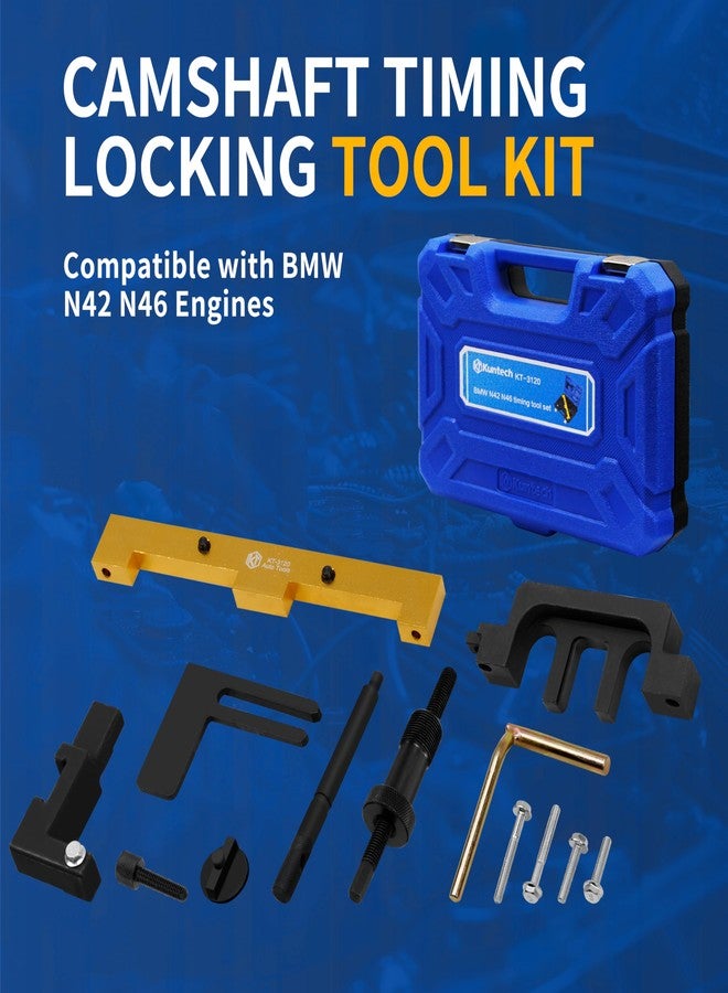 Kuntech Engine Camshaft Locking Timing Tool Kit Compatible with BMW Z4 318i 320i 316i 118i N42 N46 N46T E87 E46 E60 E90 E85 Engine, Replace for OEM 119350 119291 118700 - Image 3