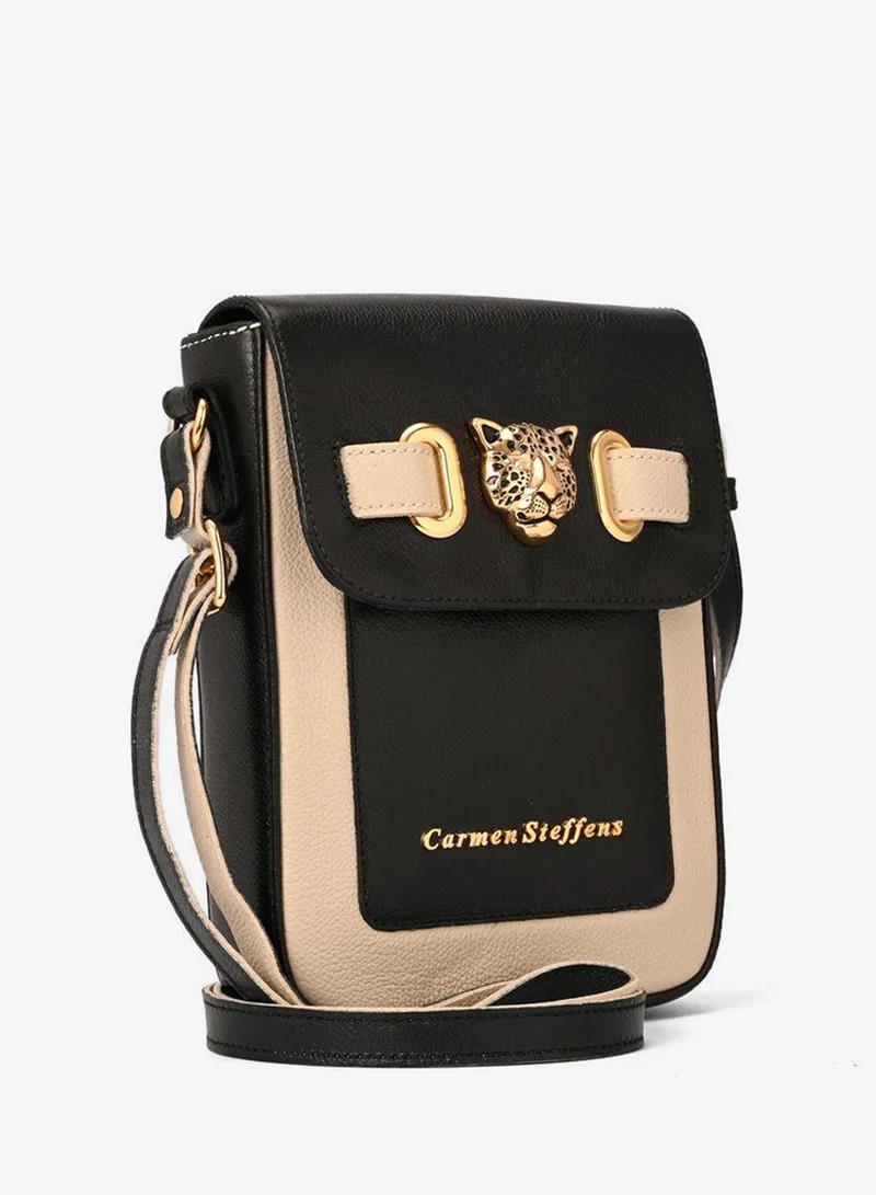 Crossbody Bag Leopard Off-White