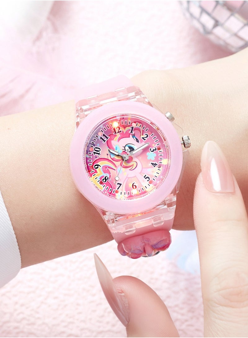 Haoyou 3 Pcs Kids Watches,3D Lovely Cartoon Digital Sport Watch Silicone Wristwatches Best Gift for 3-11 Year Old Girls Boys,Time Teaching Easy to Read Time Clearly at Night - Image 5