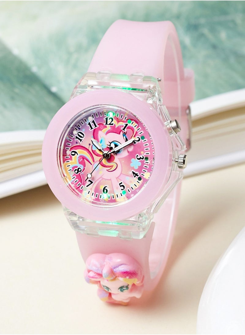 Haoyou 3 Pcs Kids Watches,3D Lovely Cartoon Digital Sport Watch Silicone Wristwatches Best Gift for 3-11 Year Old Girls Boys,Time Teaching Easy to Read Time Clearly at Night - Image 3