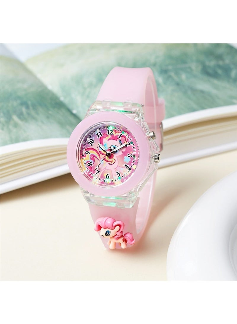 Haoyou 3Pcs Kids Watches,3D Lovely Cartoon Digital Sport Watch Silicone Wristwatches Best Gift for 3-11 Year Old Girls Boys,Time Teaching Easy to Read Time Clearly at Night - Image 3