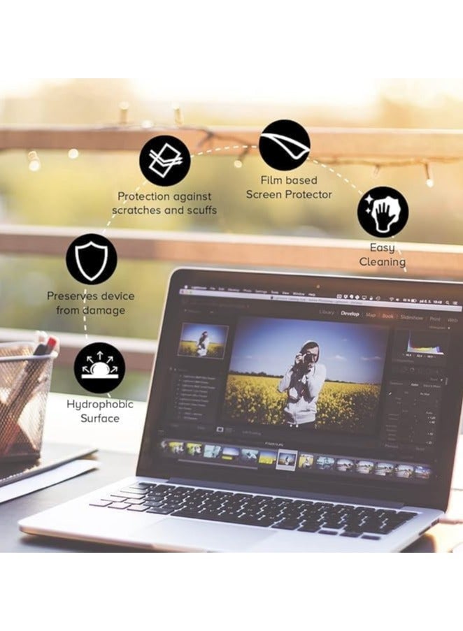 عام واقي شاشة متوافق مع جهاز Honor MagicBook X16 Plus 2024 2024، فيلم واقي متوافق مع جهاز Honor MagicBook X16 Plus 16 بوصة، فيلم واقي شفاف كريستالي 9H HD زجاج مقوى - Image 3