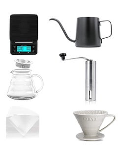 MIBRU Coffee Drip Set V60 With Electronic Coffee Scale 6 Piece Set  - Image 1