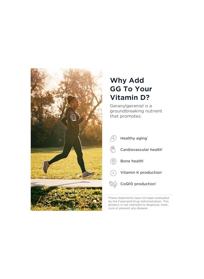 designs for health - Vitamin D Supreme - Vitamin D3 5000 IU with 2000mcg Vitamin K for Cardiovascular + Immune Health - K2 Vitamin + VIT D3 Enhanced with GG Supplement (60 Capsules) - Image 1