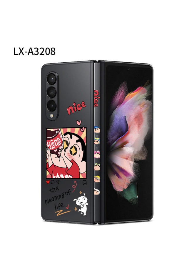 Generic For Samsung Fold3/4 All-inclusive Transparent Sticker Back Sticker W22 Sticker Personalized Color Sticker Folding Screen Fold2 Transparent-Color:LX-A3208-Dimensions:For Samsung Fold (color Through 3m)  - Image 1