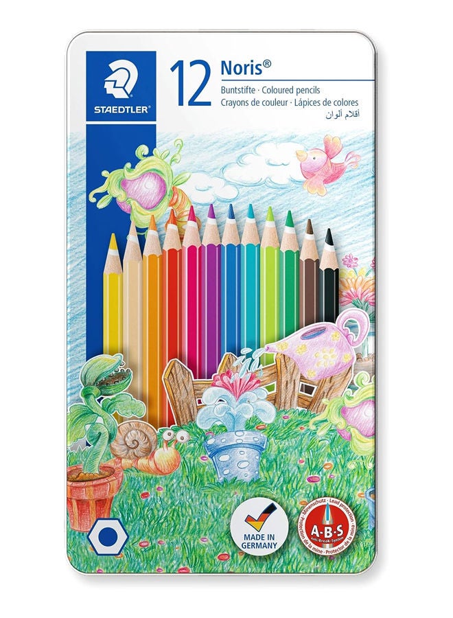 ستدلر ألوان خشبية من ستدلر - 12 لون بعلبة معدن - Image 1