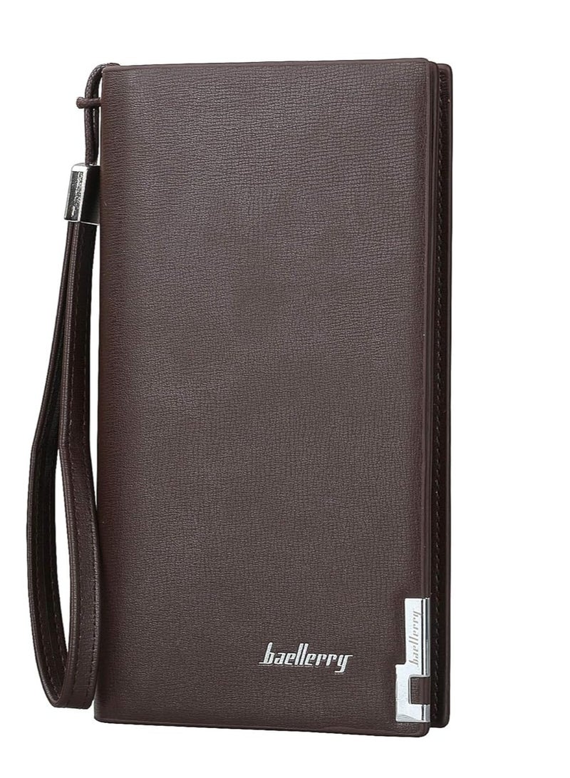 baellerry Wallet for Money and Cards - Multiuse - Unisex - Brown color - Image 2