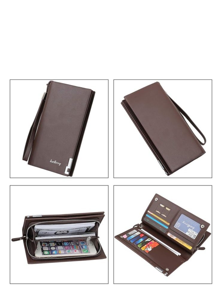 baellerry Wallet for Money and Cards - Multiuse - Unisex - Brown color - Image 5