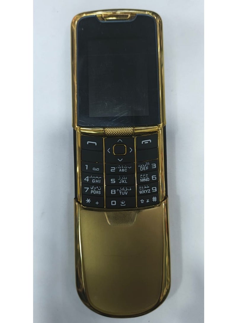 Hope Golden Retro Slider Phone – Classic 3G Dual SIM Mobile with Camera - Image 4