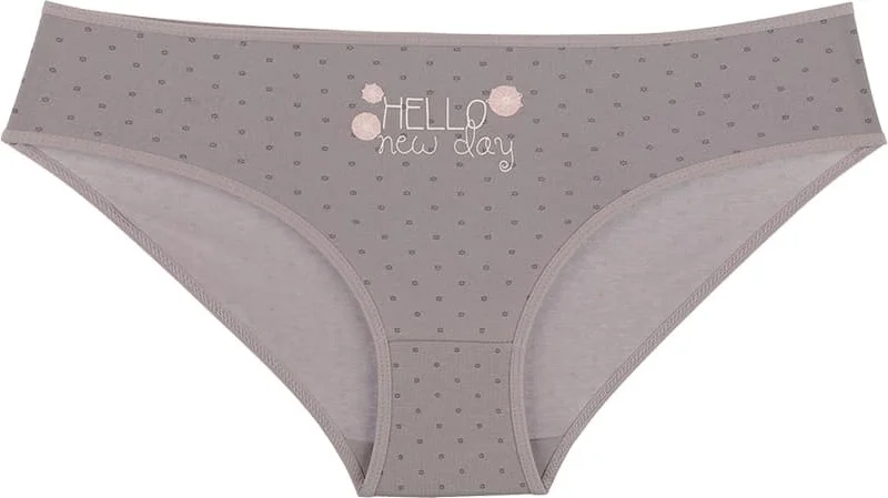 دونيلا 10 Pcs Women's Color Printed High Waist Panties - 311162B
