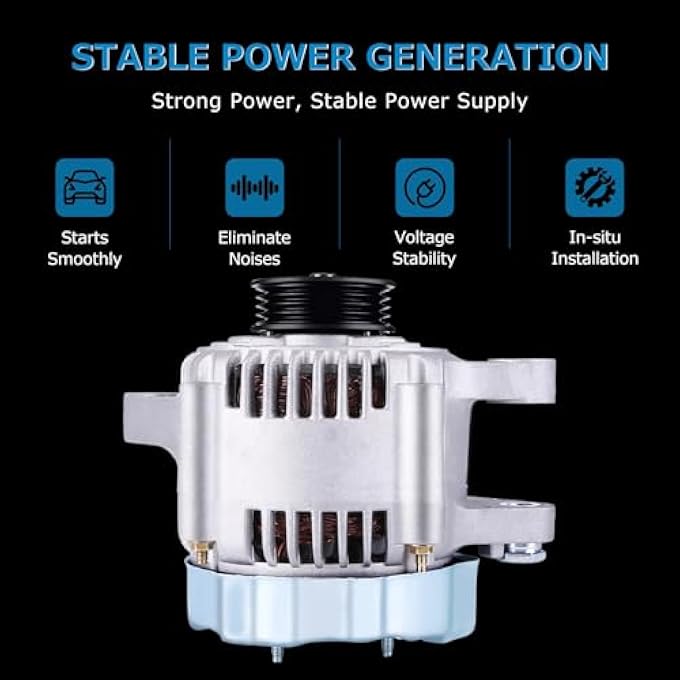 Alikali Alternator Replacement Compatible with Toyota Yaris 1.5L 2006 2007 2008 2009 27060-21151 11203 - Image 5