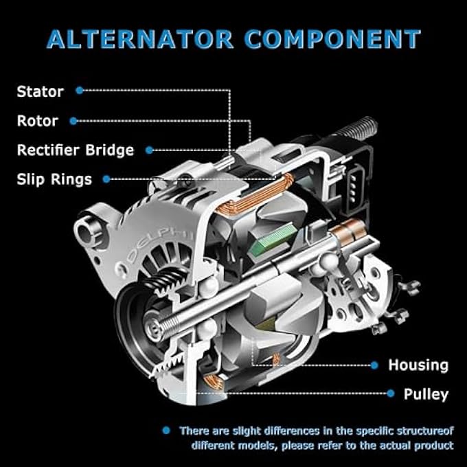 Alikali Alternator Replacement Compatible with Toyota Yaris 1.5L 2006 2007 2008 2009 27060-21151 11203 - Image 3