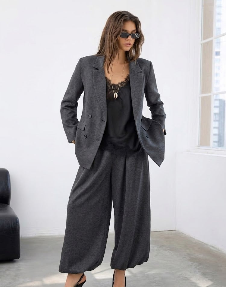 trendyol Regular Lined Button Detailed Woven Blazer Jacket Twoaw21Ce0264 - Image 1