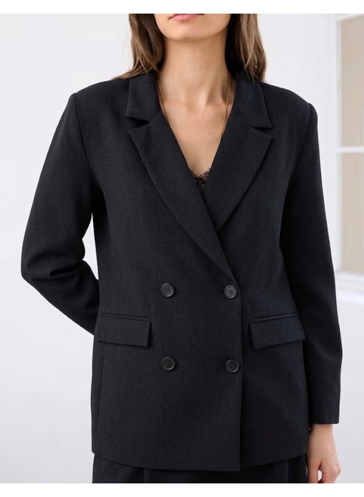 Regular Lined Button Detailed Woven Blazer Jacket Twoaw21Ce0264