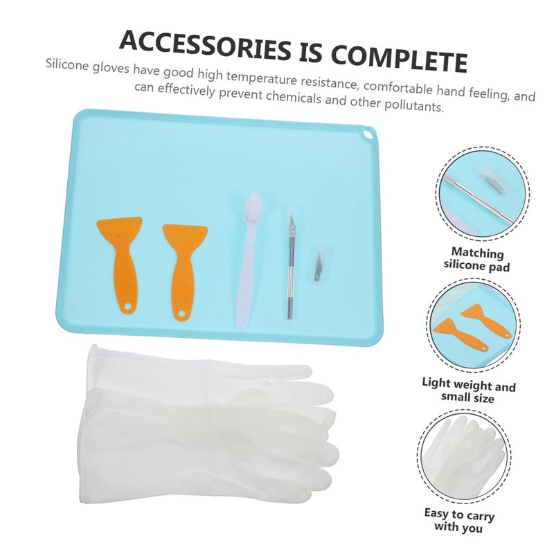 Printer Cleaning Kit with Funnel Filter Gloves and Brush for Efficient Maintenance - Image 3
