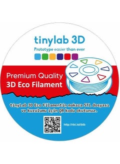 Tinylab 3D Tinylab Eco Pla Filament - 1.75MM White  - Image 3