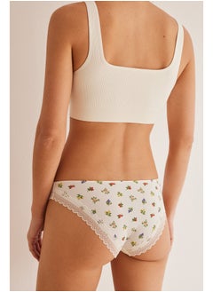 women'secret Microfiber lace fruit panties 