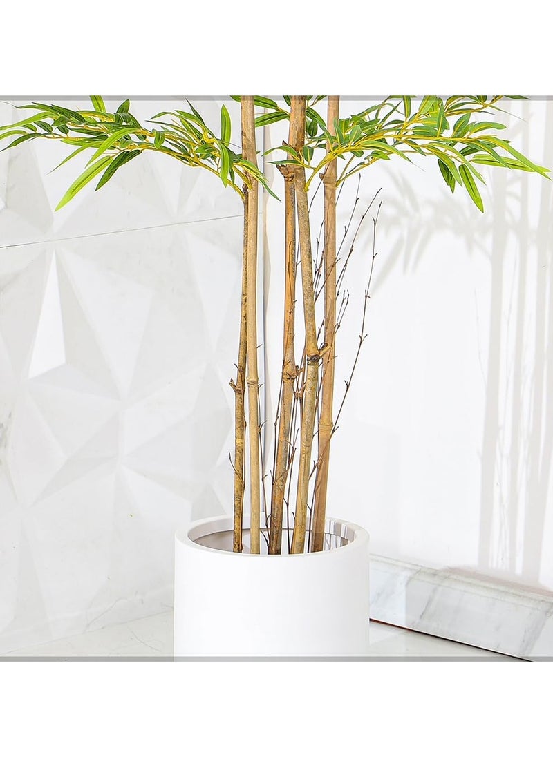 Vitacelli "Premium Artificial Bamboo Tree - Sturdy & Tall UV Resistant Fake Plant with Lifelike Green Leaves - No Maintenance Indoor/Outdoor Decor (160 cm)"  - Image 5