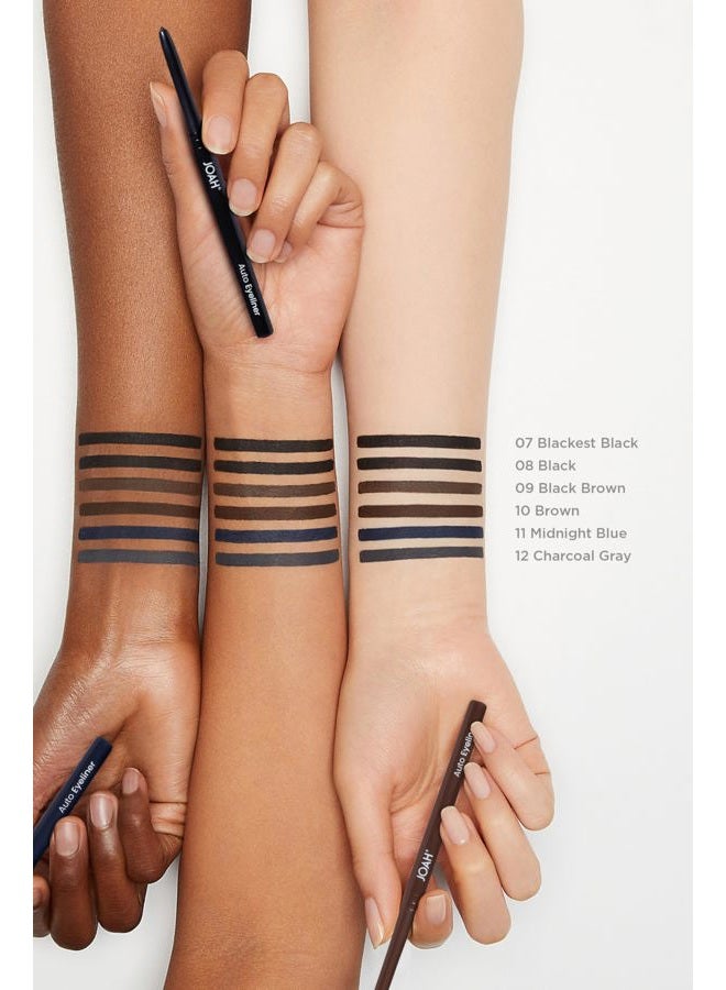 JOAH Eye Candy Waterproof Auto Eyeliner with Retractable Tip, Charcoal Gray - Image 4