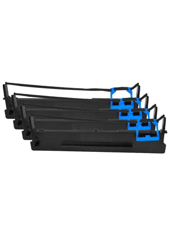 Huiwei A-8 Ribbon Cartridge, Compatible With Aisino Ty-6150, Sk-860, Sk-860ii, Tx-186, Ue-160 Dot Matrix Printer Ribbons, 4-pack - Image 2