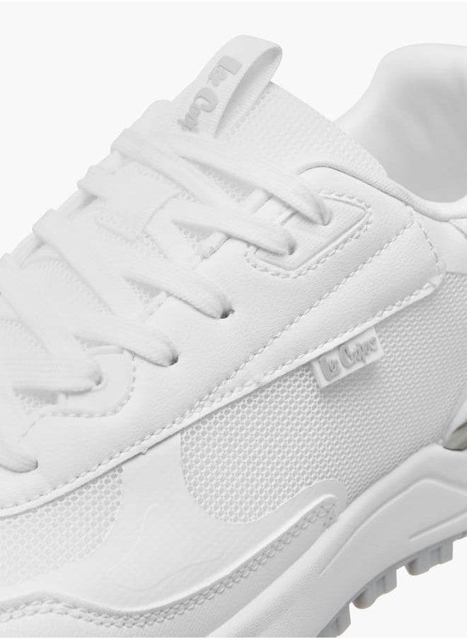 Lee Cooper Men's Panelled Sneakers with Lace-Up Closure  - Image 4