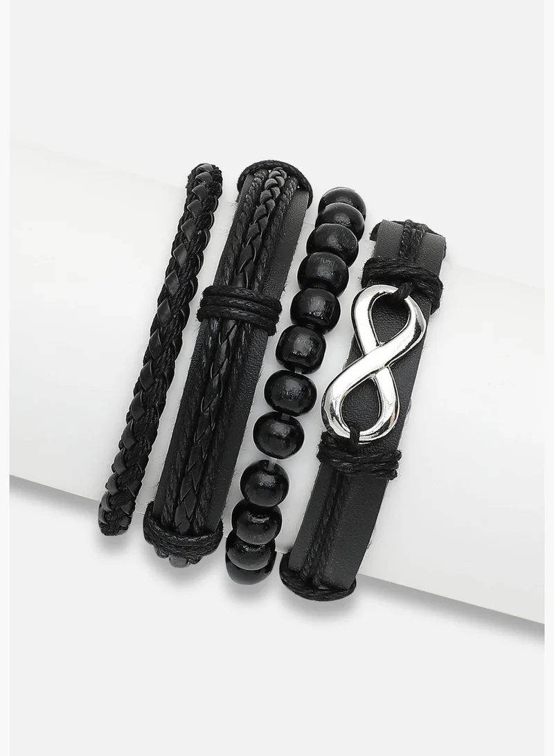 SOHI Trendy Casual PU Leather Designer Bracelet For Women